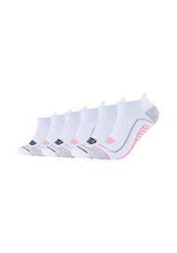 Thumbnail for Skechers Unisex Sneaker Socks Cushioned Pack of 6 35/38 white mix on sale