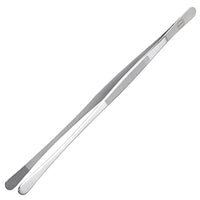 Thumbnail for wenco frying tweezers, stainless steel gourmet frying tweezers for gripping and turning while cooking, 30 cm, rounded tips, rust-proof, stainless steel, silver on sale