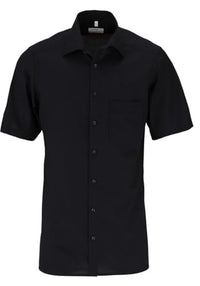 Thumbnail for Marvelis Men's Business Shirt Short Sleeve Non-Iron Modern Fit, Striped, New Kent, Blue 15.42 on Sale