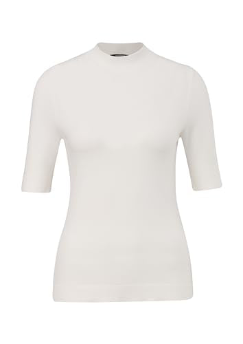comma fine knit sweater with stand-up collar white 46 on sale