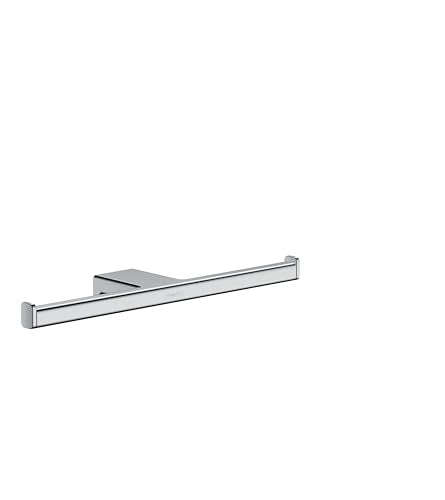 hansgrohe Doppel-Toilettenpapierhalter AddStoris, Doppelpapierrollenhalter Chrom, 2 Rollen im Sale