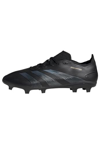 adidas Unisex Predator League Football Boots Firm Ground football shoes, Core Black/Carbon/Gold Metallic, 39 1/3 EU on sale