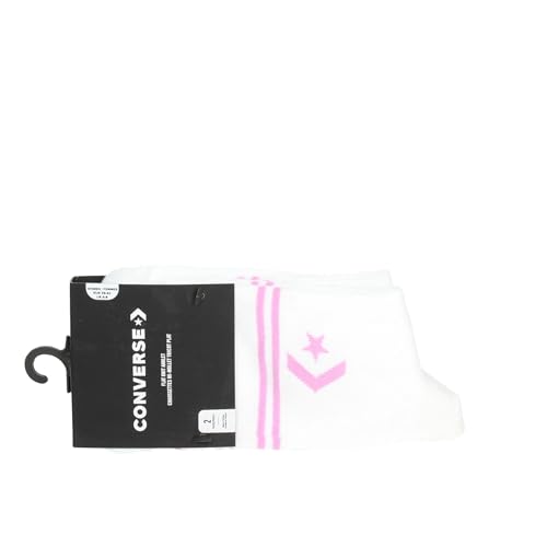 Converse Low Socks Women S7017579-E1027W Cotton White - 39/2, White, 39 on Sale