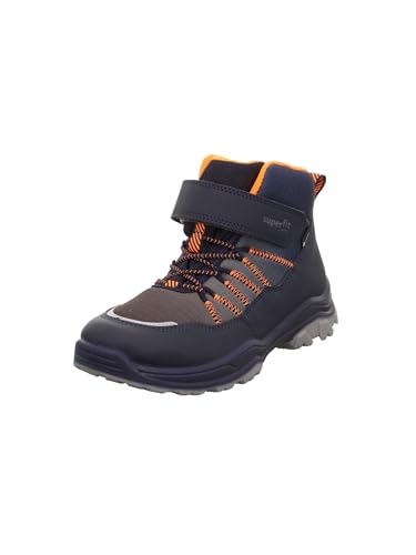 Superfit Jungen Jupiter warm gefütterte Gore-Tex Sneaker, BLAU/ORANGE 8000 im Sale