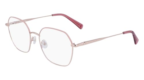 Longchamp Unisex LO2152 Sunglasses, 770 Rose Gold, 51 im Sale