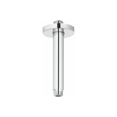 GROHE Rainshower Deckenauslass (Länge 142 mm, Anschlussgewinde ½, langlebig), chrom, 28724000 im Sale