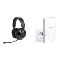 Thumbnail for JBL Quantum 350 Over-Ear Gaming Headset – Wireless 2.4 GHz und USB-C-Anschluss & TP-Link RE500X WiFi 6 WLAN Verstärker Repeater AX1500 im Sale