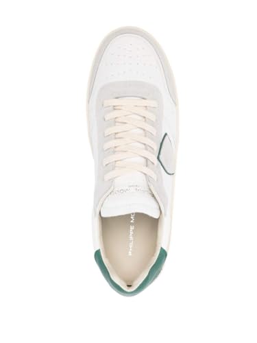 Philippe Model Men's Nice Sneaker Blanc - vert EU on sale