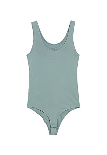 ARMEDANGELS Damen Body aus Tencel™ Modal Mix AASAMA Fitted Eucalyptus Green im Sale