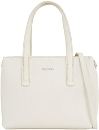 Thumbnail for Calvin Klein CK MUST MINI TOTE_PU/NUBUCK Crossovers Women, Grey (Dk Ecru), O on Sale