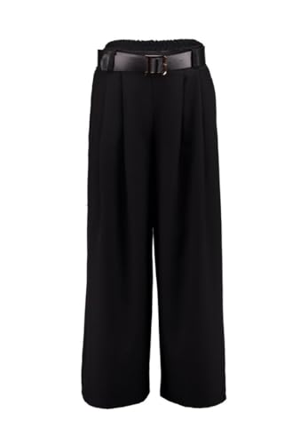 Zabaione Weite Hose mit Bundfalten Hi44ra schwarz im Sale