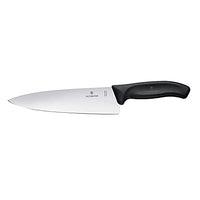 Thumbnail for Victorinox Swiss Classic, professional carving knife, extra sharp blade, straight edge, 20 cm, plastic handle, stainless steel, black on sale