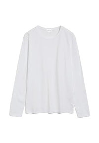 Thumbnail for ARMEDANGELS Herren Longsleeve aus Bio-Baumwolle JAAMES Longsleeve Regular Fit White im Sale