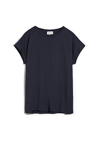 ARMEDANGELS Damen T-Shirt aus Bio-Baumwolle IDAARA Loose Fit Undyed im Sale