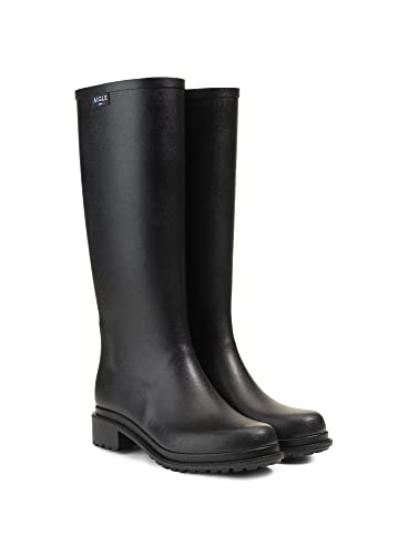 Aigle Damen Fulfeel Gummistiefel, Schwarz ,39 EU im Sale