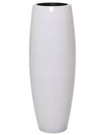 Thumbnail for VIVANNO Planter Floor Vase Fiberglass Magnum White High Gloss - 80x23 on Sale