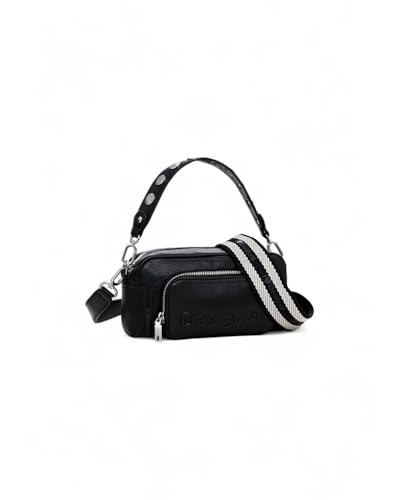 Desigual Women's Accessories PU Across Body Bag, Black im Sale