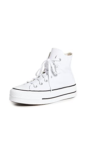 Converse Women's CTAS Lift HI Low Sneakers, White (White/Black/White 102), EU on Sale