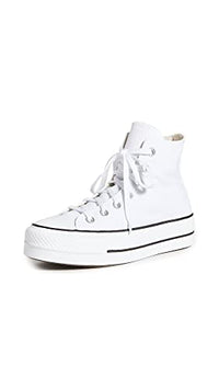 Thumbnail for Converse Women's CTAS Lift HI Low Sneakers, White (White/Black/White 102), EU on Sale