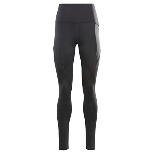 Reebok Women's Pant Wor Pp High Rise Tight, Nghblk, GS1956, on sale
