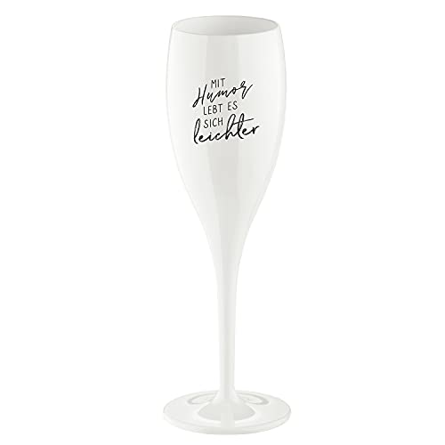 Koziol Superglas 100 ml with print Cheers No. 1 with humor on sale
