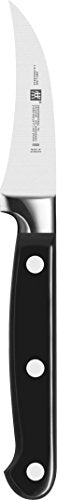 ZWILLING Professional Paring Knife, Blade Length: 7 cm, Small Blade, Stainless Special Steel/Plastic Handle with Rivets, Black, [Made in Germany] on Sale