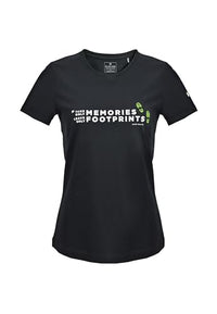 Thumbnail for ELKLINE Women's T-Shirt with Print Short Sleeve Organic Cotton Statement Shirt, Color: Black, on Sale