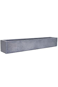 Thumbnail for VIVANNO flower box balcony box planter fiberglass FLOBO anthracite - 15x45x17 cm on sale