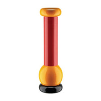 Thumbnail for Alessi MP0210 - Salz-/Pfeffer- und Gewürzmühle, aus Buchenholz, Schwarz, Gelb und Rot im Sale
