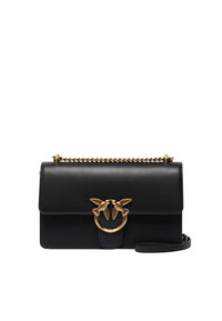 Thumbnail for Pinko Women's Love One Classic Dc Vitello Se Bag, Z14o_White Silk-Old Silver on sale