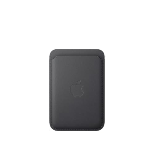 Apple iPhone Feingewebe Wallet mit MagSafe – Schwarz  im Sale