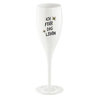 Thumbnail for koziol saying glass CHEERS NO. 1 I celebrate life on sale