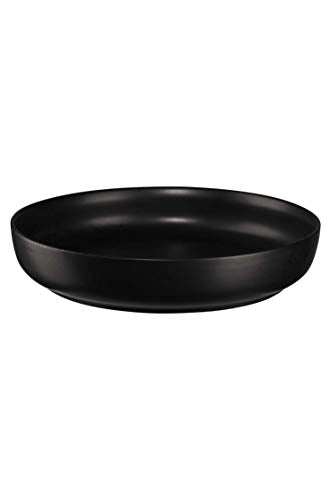ASA coppa Salatschale kuro Porzellan 27,5 cm,Schwarz im Sale