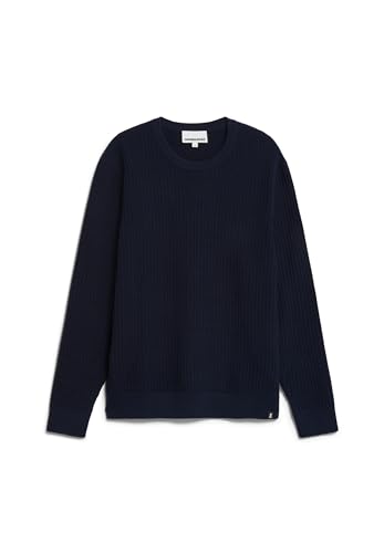 ARMEDANGELS Herren Pullover aus Bio-Baumwolle GRAANMO Regular Fit  Night Sky im Sale