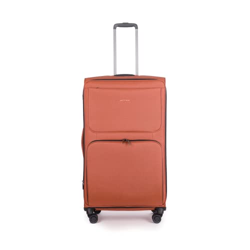 Stratic Bendigo Light + Koffer Weichschale Reisekoffer Trolley Rollkoffer groß, TSA Kofferschloss, 4 Rollen, Erweiterbar, im Sale