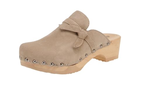 Softclox S3592 Torina Kaschmir - Damen Schuhe offene Schuhe - 06-Taupe, im Sale