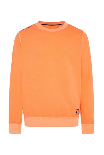 Camp David Herren Sweatshirt mit Used-Waschung Blue Navy 4 im Sale