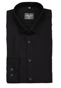 Thumbnail for Marvelis Herren Businesshemd Body Fit, Langarm, Kent-Kragen, Blau Weiß kariert, 100% Baumwolle, im Sale
