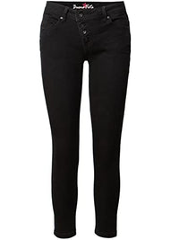 Thumbnail for Buena Vista trousers Malibu 7/8 stretch twill in black, on sale