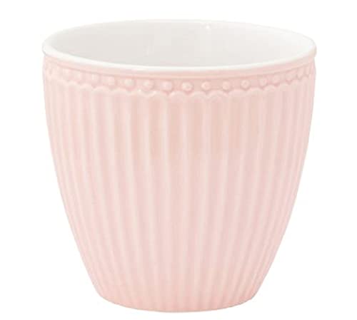 GreenGate - Coffee Cup - Latte Cup - Mug - Alice - Pale Pink - Porcelain