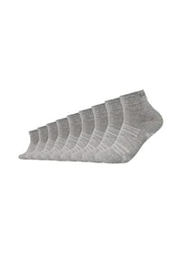 Thumbnail for Skechers Unisex Short Socks Mesh Ventilation Pack of 9 35/38 light gray melange on sale