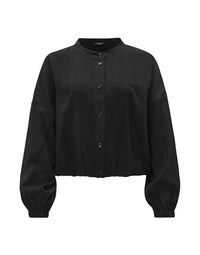 Thumbnail for OPUS Damen Langarmbluse | Blusenjacke FELONO Loose aus Modal Mix Black, 40 im Sale