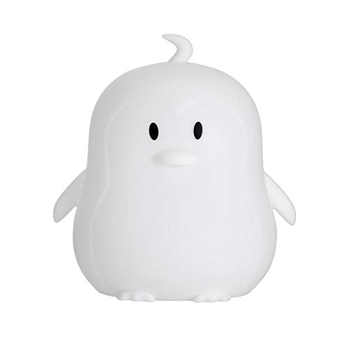 Pauleen 48042 Night Penguin Nachtlicht für Kinder mit Akku LED Kinderzimmerlampe mit Farbwechsel aus BPA-freiem Silikon im Sale