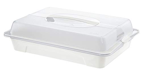 Rotho Cool & Fresh Partybutler mit Kühlung, Haube und Tragegriff, Kunststoff (PP) BPA-frei, transparent/weiss, (43.5 x 29.5 x 11.0 cm) im Sale