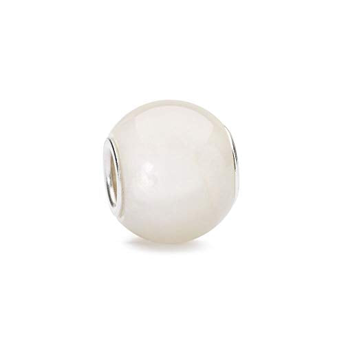 Trollbeads Runde Edelstein Beads (Weißer Mondstein) im Sale