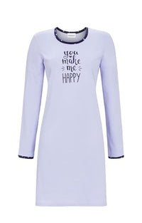 Thumbnail for Ringella sleepshirt with motif print in sage, on sale