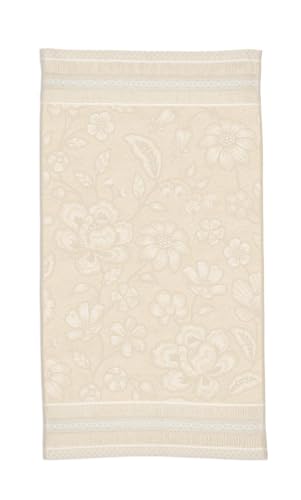 Pip Studio Jasmin Jaquard Handtuch Sand 55x100cm (1 Stück) im Sale