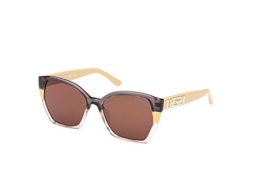 GUESS Unisex GU7912 Sonnenbrille, Yellow/Other, 55 im Sale