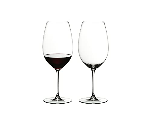 RIEDEL Rotweinglas-Set, 2-teilig, Für New World-Rotweine wie Shiraz, 650 ml, Kristallglas, RIEDEL Veritas, 6449/30 im Sale