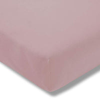 Thumbnail for ESTELLA fitted sheet, fine jersey | Pink | 150x200 cm | Fits mattresses 140-160 cm (width) x 200 cm (length) | Tumble-dry and non-iron | 100% cotton on sale